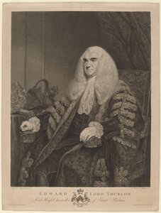 Edward, Lord Thurlow by Francesco Bartolozzi after Sir Joshua Reynolds
