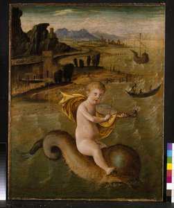 Arion Riding on a Dolphin