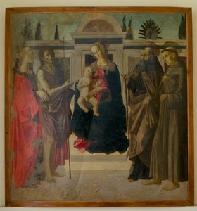 Madonna and Child with Mary Magdalene, John the Baptist, St Zenobius and St Francis