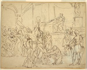 Martyrdom of St. Andrew by Francesco Coghetti