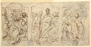 Three Stages of the Passion: The Mockery, Christ before Pilate, Flagellation