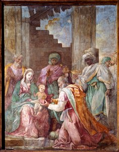 Adoration of the Magi by Francesco Cozza