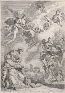 Pope Saint Gregory I Frees the Souls from Purgatory with His Prayers, 1731 by Francesco Fontebasso