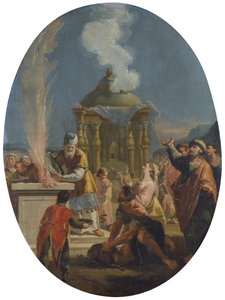 Sacrifice of Aaron by Francesco Fontebasso