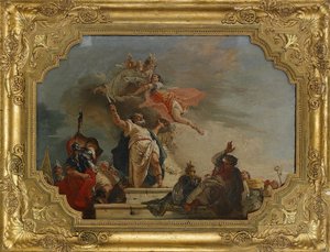 The Sacrifice of Iphigenia, 18th Century by Francesco Fontebasso