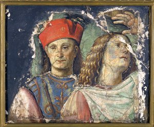 Two Male Heads