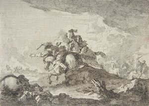 Cavalry Charge by Francesco Giuseppe Casanova