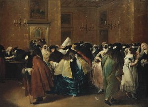 Casino Il Ridotto in Venice by Francesco Guardi