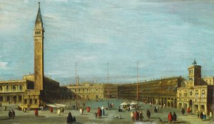 The Piazza San Marco, Venice looking West by Francesco Guardi