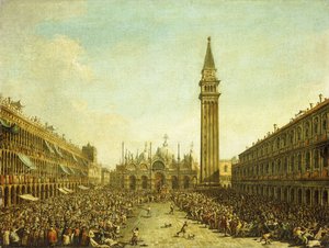 The Piazza San Marco, on the Doge