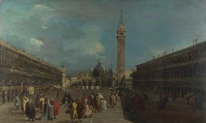 Venice, Piazza San Marco, c1760 by Francesco Guardi