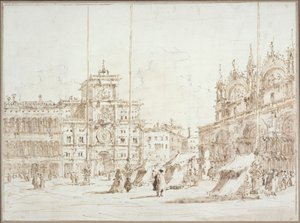 View of Venice: The Clock Tower, Saint Mark