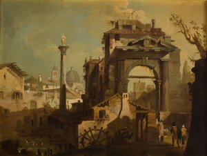 View of an Italian City by Francesco Guardi