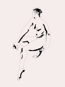 Minimalist Nude Drawing by Francesco Gulina