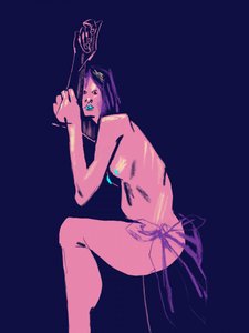 Pink Nude Figure by Francesco Gulina