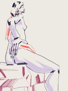 Quiet Nude Study by Francesco Gulina