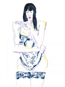 Sensual Lingerie Figure by Francesco Gulina