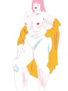 White and Yellow Nude by Francesco Gulina