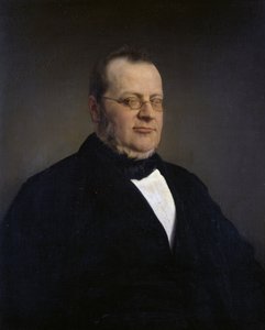 Portrait of Camillo Benso, Count of Cavour by Francesco Hayez