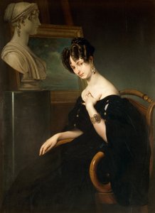 Portrait of Cristina Trivulzio Belgiojoso by Francesco Hayez