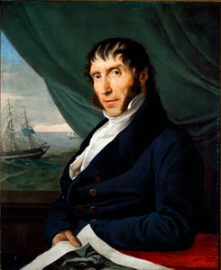 Portrait of Francesco Peloso, Principal Mecene by Francesco Hayez