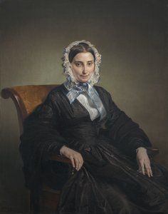 Portrait of Teresa Manzoni Borri Stampa by Francesco Hayez