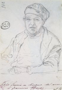 Study for Portrait of his brother in law Pippo Scaccia by Francesco Hayez