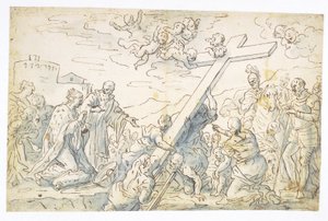 The Discovery of the True Cross by Francesco La Marra