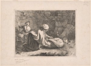 Plate 12, from The Set of 12 Pastoral Scenes by Francesco Londonio