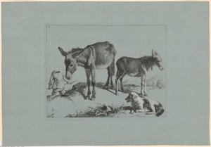 Plate 5, from The Set of 12 Pastoral Scenes