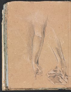 Verona Sketchbook: Arms and hands with drapery (page 78) by Francesco Lorenzi