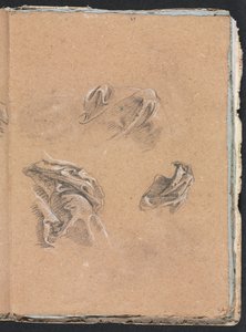 Verona Sketchbook: Drapery studies (page 69) by Francesco Lorenzi