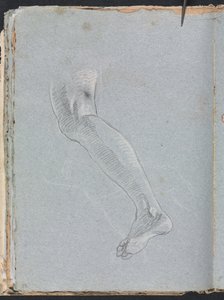 Verona Sketchbook: Left leg (page 28) by Francesco Lorenzi