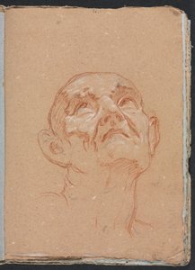 Verona Sketchbook: Male head (page 31)