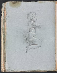 Verona Sketchbook: Putto in profile (page 64) by Francesco Lorenzi