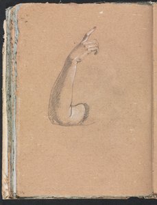 Verona Sketchbook: Right arm and hand (page 66) by Francesco Lorenzi