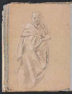 Verona Sketchbook: Standing Monk Page 52 by Francesco Lorenzi