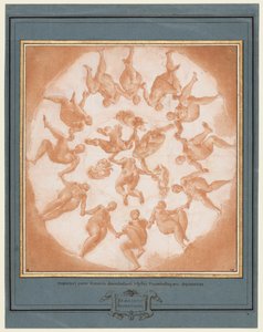 Dance of the Hours (Sketch for the central plafond painting of the Galerie d