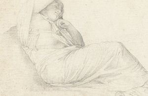 Sleeping Woman by Francesco Salviati