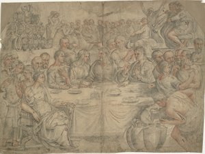 The Marriage at Cana by Francesco Salviati