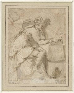Seated Muse (?) by Francesco Salviati