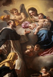 Madonna of Rosary with Saints Dominic and Catherine by Francesco Solimena