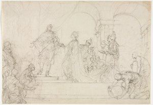 Meeting of Solomon and Queen of Sheba by Francesco Solimena
