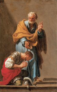St. Peter Baptising the Centurion Cornelius by Francesco Trevisani