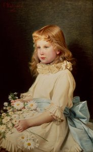 Portrait of Marquerite de Neu-Fville by Francesco Valaperta