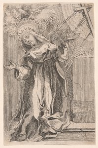Saint Catherine of Siena Receiving the Stigmata by Francesco Vanni