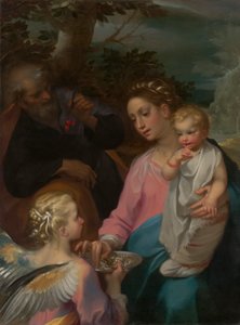 The Rest on the Flight into Egypt, known as the Madonna della Pappa by Francesco Vanni