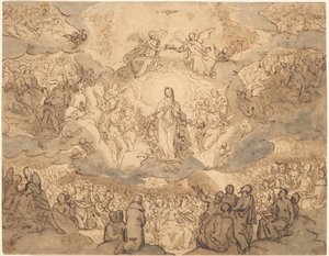 The Virgin, Queen of Heaven by Francesco Vanni