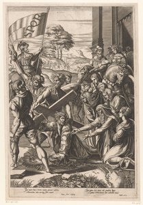 Christ Collapsing under the Weight of the Cross (Il Spasimo di Sicilia) by Francesco Villamena