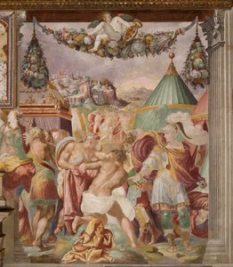 The Punishment of the Treacherous Schoolmaster of Falerii, c. 1544 by Francesco de Rossi